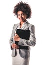 Afro American business woman Royalty Free Stock Photo