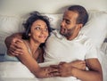 Afro American couple Royalty Free Stock Photo