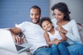 Afro American family Royalty Free Stock Photo