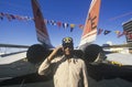 Afro-American Soldier Saluting