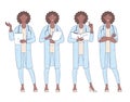 afro american woman doctor Royalty Free Stock Photo