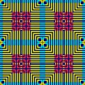 Afro Ankara Pattern Royalty Free Stock Photo