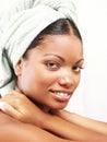 Afroamerican beauty. Royalty Free Stock Photo