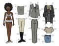 The afroamerican paper doll