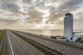 Afsluitdijk with Sunrise