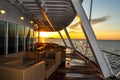 Back deck of cruise ship