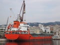 Aft of cargo ship Royalty Free Stock Photo