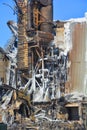 Aftermath fire destroys mill,