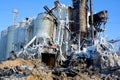 Aftermath fire destroys mill,