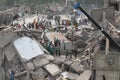 Aftermath Rana plaza in Bangladesh (File photo) Royalty Free Stock Photo