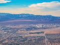 Afternoon aerial view of the Las Vegas cityscape Royalty Free Stock Photo