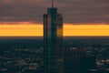 Afternoon Cityscape Chicago Illinois Architecture City Skyline Landscape Urban Center Lights Aerial Royalty Free Stock Photo