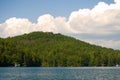 Afternoon Clouds Over the Lake