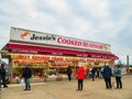 Afternoon cloudy view of the Jessie Taylor Seafood of Municipal Fish Market at The Wharf