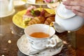 Afternoon english Tea Time. Royalty Free Stock Photo