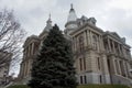 Afternoon exterior view of the Tippecanoe County Courthouse