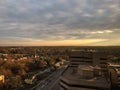 Afternoon Fall Day Over the City Royalty Free Stock Photo