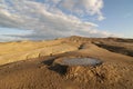 Mud vulcano in buzau county,romania