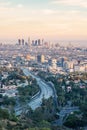 Afternoon of Los Angeles from Hollywood Hills