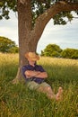 Afternoon nap on a hot summers day Royalty Free Stock Photo