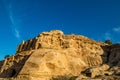 Afternoon at Obelisk Tomb in Petra, Jordan Royalty Free Stock Photo