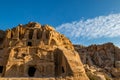 Afternoon at Obelisk Tomb in Petra, Jordan Royalty Free Stock Photo