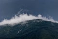 Afternoon rainstorm moving across the Shenandoah mountains Royalty Free Stock Photo