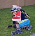 Afternoon Rollerblading Session Royalty Free Stock Photo