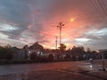 Afternoon scene on the highway, Indonesia