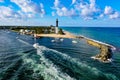 Hillsboro Lighthouse near Pompano Beach, FL Royalty Free Stock Photo