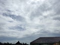 Afternoon Serpong sky& x27;s Cotton candy Royalty Free Stock Photo