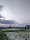 Afternoon sky in Salatiga citythis photo is unedited Royalty Free Stock Photo