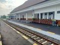 Afternoon in Station Sembung Royalty Free Stock Photo