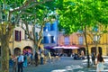 Uzes France Village Courtyard