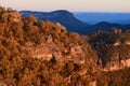 A view in the Blue Mountains at Katoomba Royalty Free Stock Photo