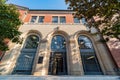 Afternoon sunny view of the Elaine and Kenneth Leventhal School of Accounting of USC Royalty Free Stock Photo