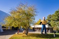 Afternoon sunny view of the J. Lawrence Walkup Skydome Royalty Free Stock Photo