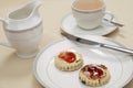 Afternoon tea with Welsh cakes Royalty Free Stock Photo