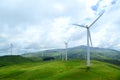 Te Apiti Wind Farm at New Zealand Royalty Free Stock Photo