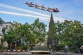 Afternoon view of the Dancing Fountain in the Grove