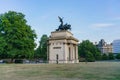 Afternoon view of the famous Wellington Arch