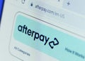 Afterpay company logo Royalty Free Stock Photo