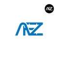 AFZ Logo Letter Monogram Design Royalty Free Stock Photo