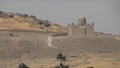 Aga Khan Mausoleum in Aswan seen from Elephantine Island - Egypt Royalty Free Stock Photo