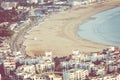 Agadir aerial panoramic view from the Agadir Kasbah Agadir Fort Royalty Free Stock Photo