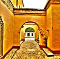 Agadir medina archway hdr Royalty Free Stock Photo