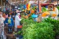 AGADIR, MOROCCO - DECEMBER 15, 2017 :Souk El Had, in the centre