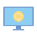 Again and again flat inside vector icon which can easily modify or edit