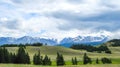 Mountain snow peaks of the Northern Range