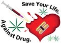 Against drug